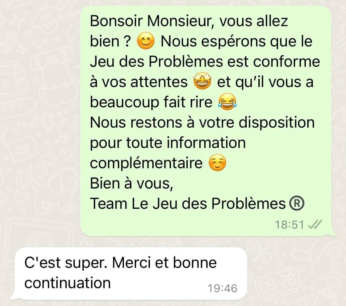Avis du jeu tunisien d’ambiance Le Jeu des Problèmes