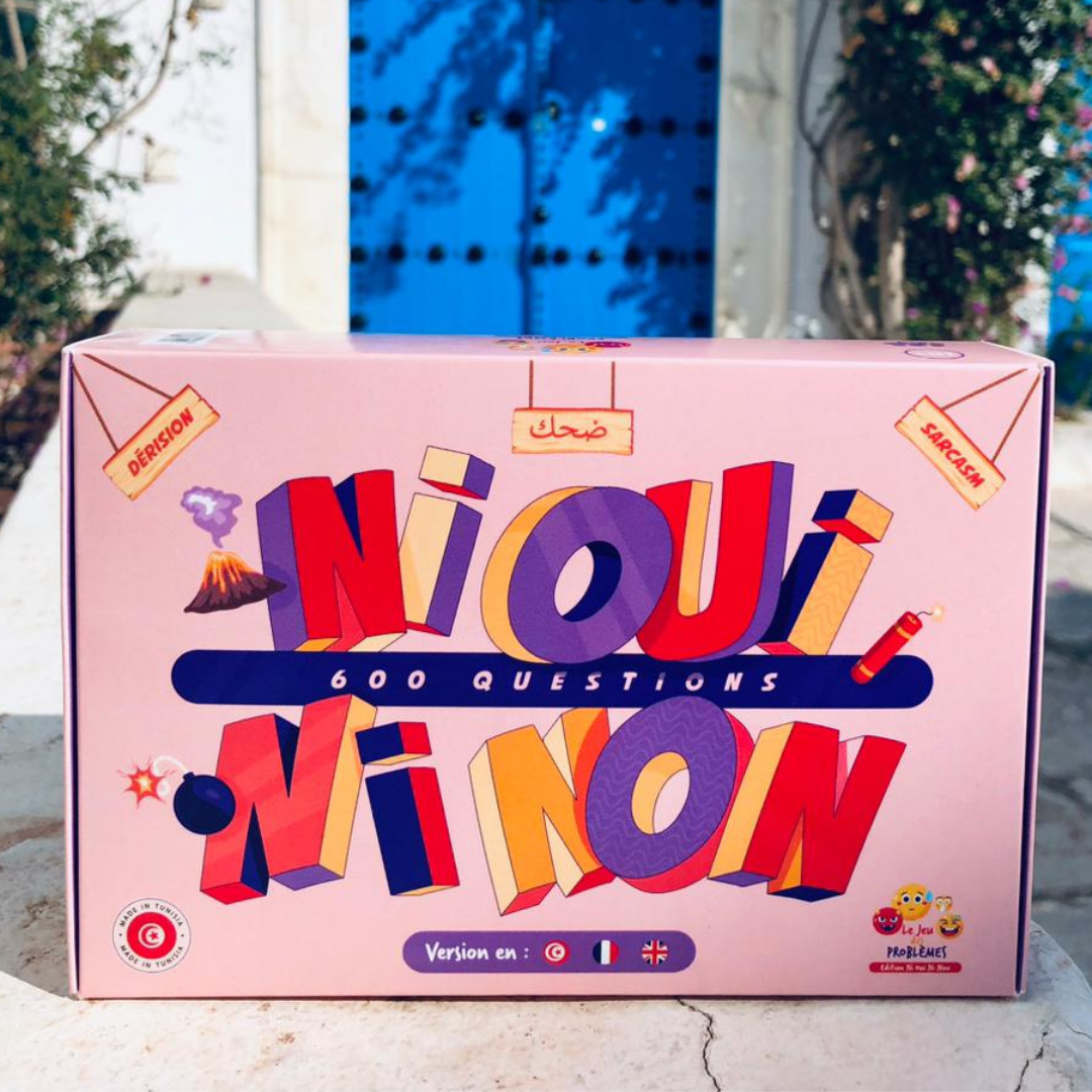Boite du jeu tunisien d'ambiance Ni Oui Ni Non