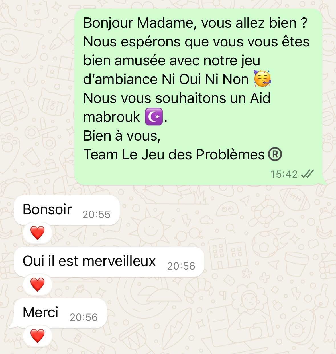 Avis du jeu tunisien d’ambiance Ni Oui Ni Non