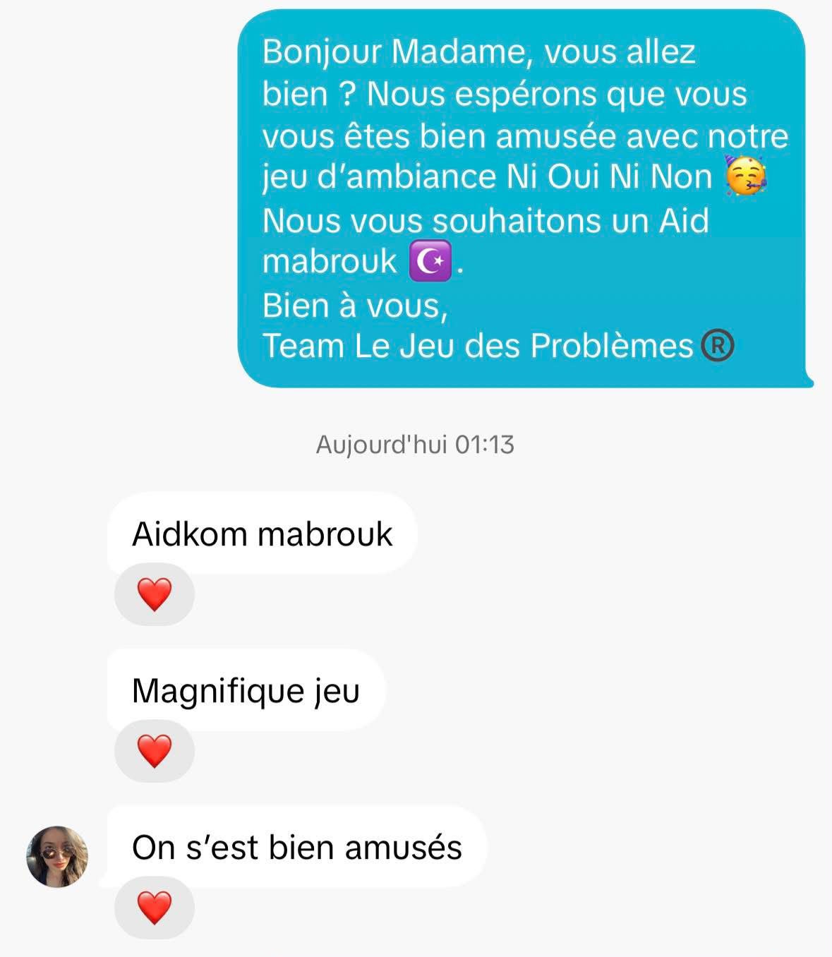 Avis du jeu tunisien d’ambiance Ni Oui Ni Non