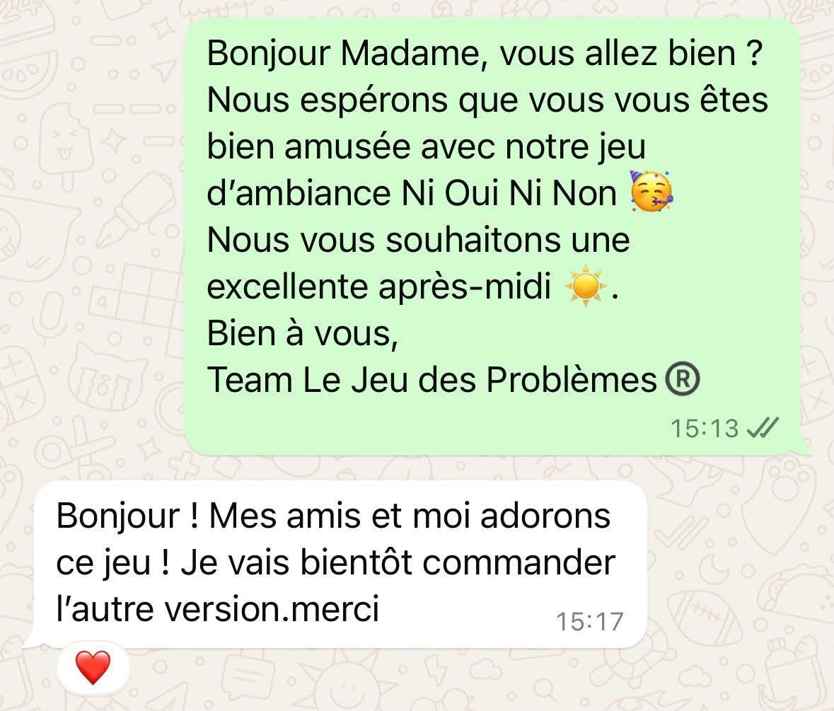 Avis du jeu tunisien d’ambiance Ni Oui Ni Non