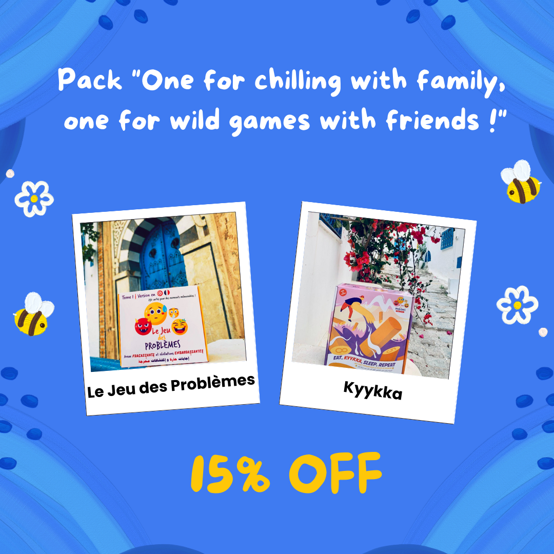 Pack -15% "One for chilling with family, one for wild games with friends !"